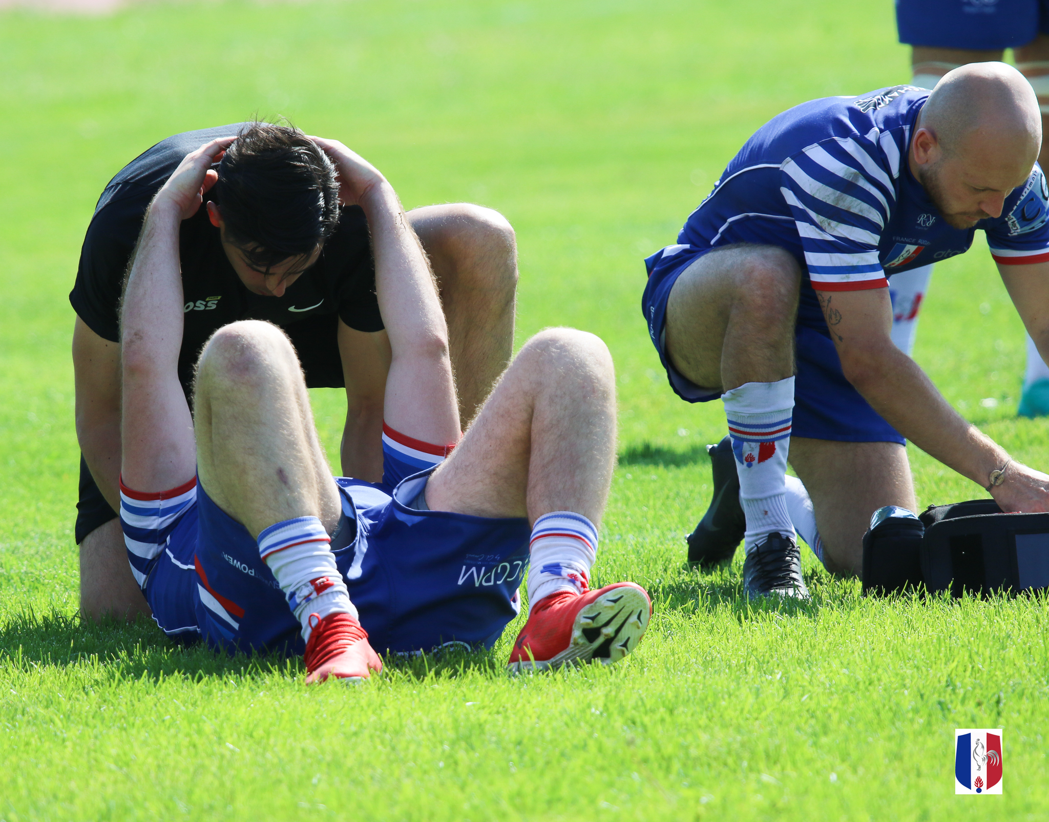 Kiné du sport en compétition de rugby